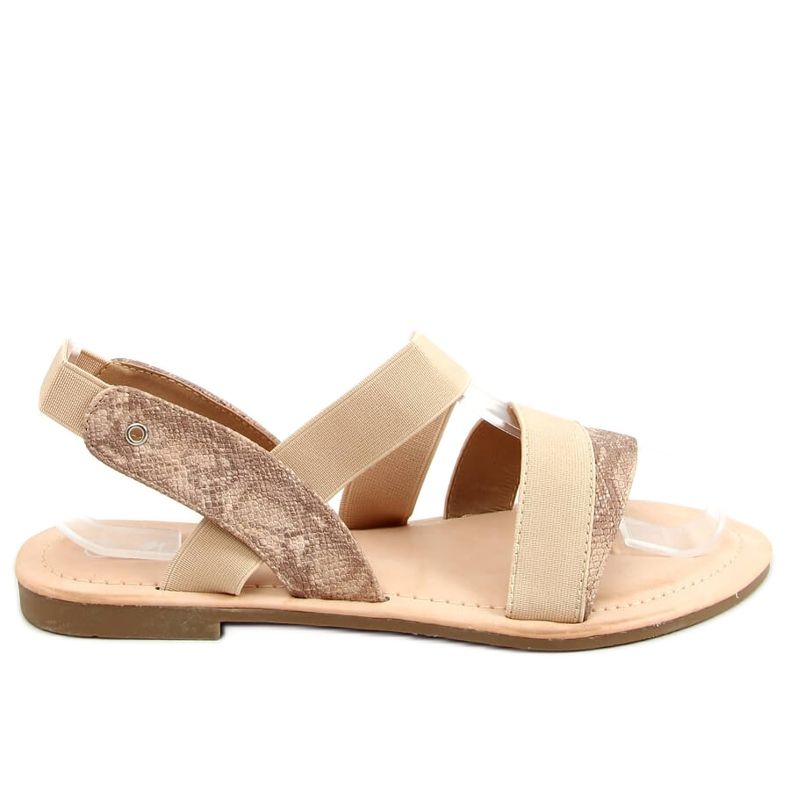 Sandali beige da donna S060115 Kaki