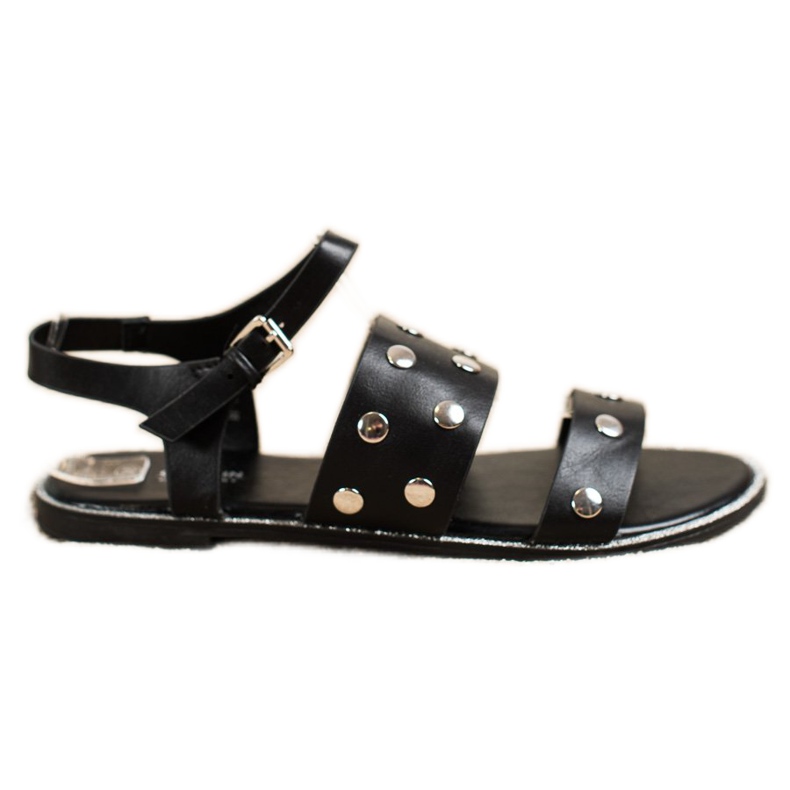 Goodin Sandali Neri Con Strass nero