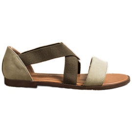 Comodi sandali slip-on di Sergio Leone verde
