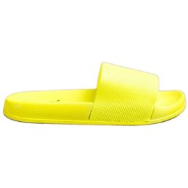 SHELOVET Pantofole al neon giallo