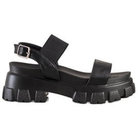 Seastar Sandali neri sulla piattaforma della moda nero