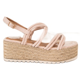 Seastar Espadrillas su sandali con zeppa beige