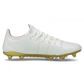 Scarpe da calcio Puma King Pro M Fg 09 bianca bianca
