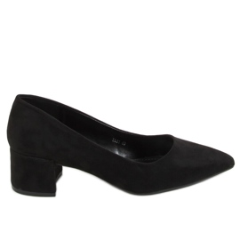 Décolleté nere con tacco basso nere LL81 Black nero