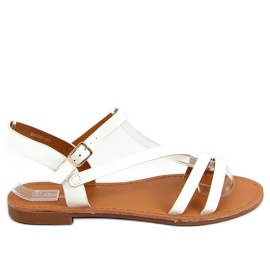 Sandali da donna bianchi BH1651-SD Bianco bianca