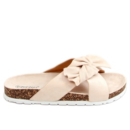 Ciabatte in sughero beige 7853 Beige