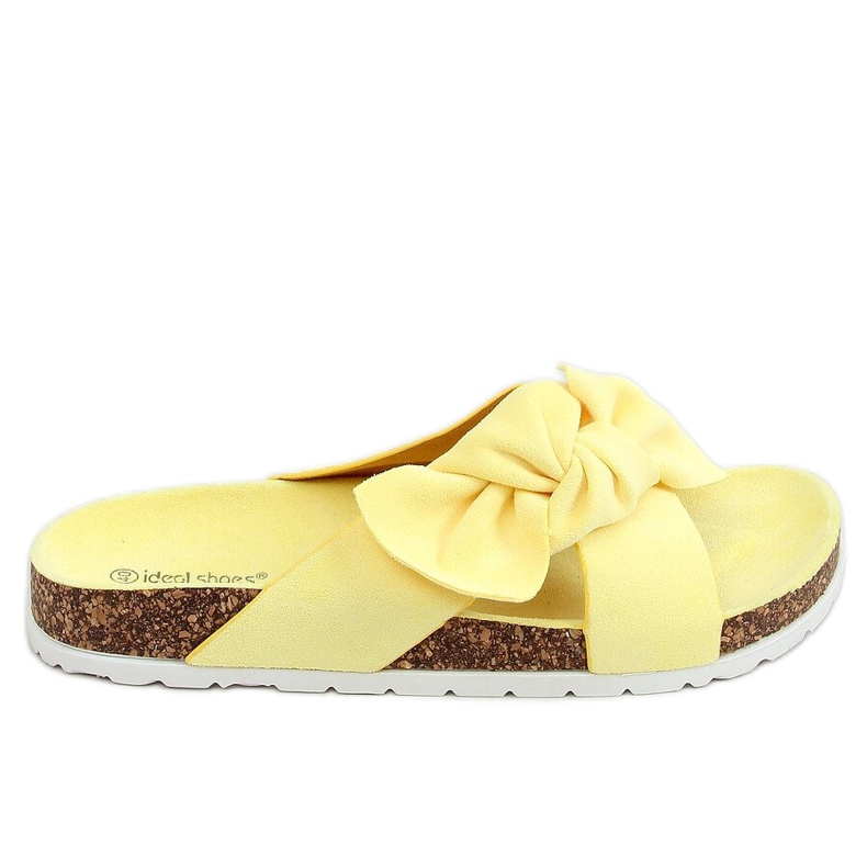 Ciabatte gialle in sughero 7853 Gialle giallo