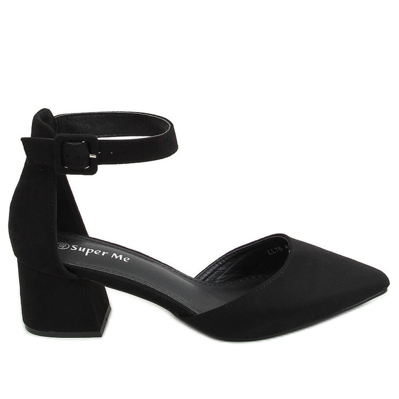 Décolleté con tacco largo nero LL76 Black