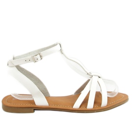 Sandali da donna bianchi Z5713 White bianco