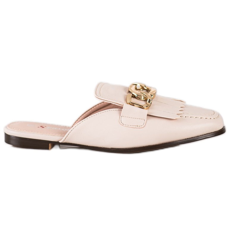 Seastar Pantofole Alla Moda Con Ornamento beige