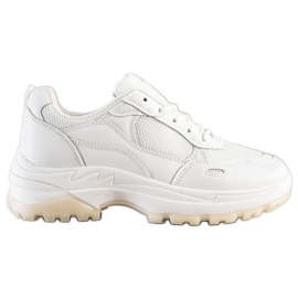 SHELOVET Sneakers Bianche Con Rete bianco
