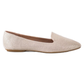 Super Mode Ballerine glitterate d'oro