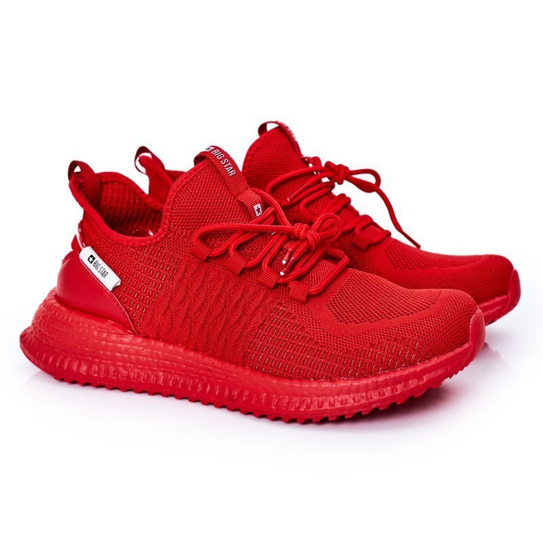 Scarpe sportive da uomo Big Star HH174275 Rosse rosso