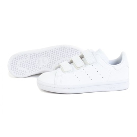 Adidas Stan Smith Jr FX7535 scarpe bianca arancia