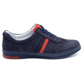 Joker Scarpe casual da uomo in pelle 521/2 blu navy