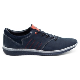 Olivier Scarpe casual da uomo 7070 blu navy
