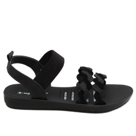 Sandali da donna neri 446 Black nero