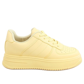 Giallo G191 Scarpe sportive da donna gialle