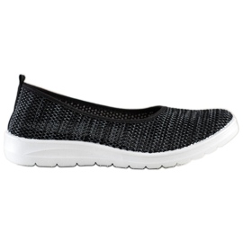 SHELOVET Scarpe da ginnastica senza lacci nero