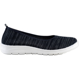 SHELOVET Scarpe da ginnastica senza lacci blu navy blu
