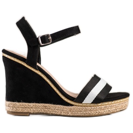 Kayla Sandali con tacco alto nero