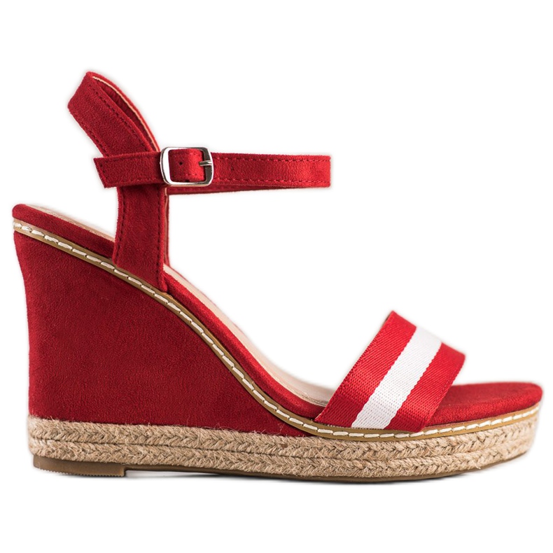 Kayla Sandali con tacco alto rosso