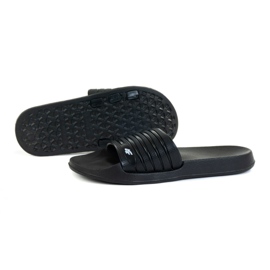 4F M H4L21-KLM001 Pantofole Deep Black nero