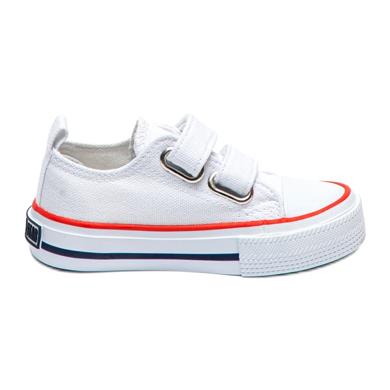 Sneakers Basse Bambini Con Velcro Big Star HH374095 Bianco bianca