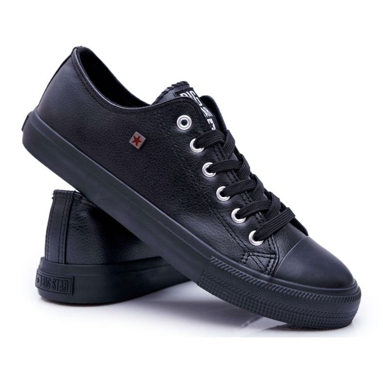 Sneakers Uomo Basse Big Star Nere V174345 nero