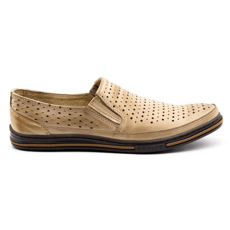 Polbut Scarpe traforate da uomo 2107P, beige