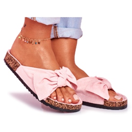 PS1 Infradito da donna con fiocco Wendy CK02P Rosa