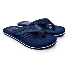 Infradito da uomo Big Star HH174812 Blu navy