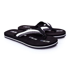 Infradito da uomo nero Big Star HH174828