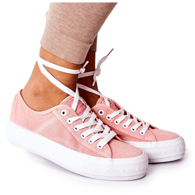 Sneakers da donna Lee Cooper LCW-21-31-0125L Corallo rosa