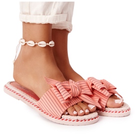 PS1 Pantofole di gomma con fiocco rosa Gabriell