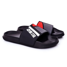 Pantofole da uomo Big Star HH174836 nere nero