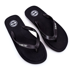 Infradito da uomo Big Star DD174669 Nero