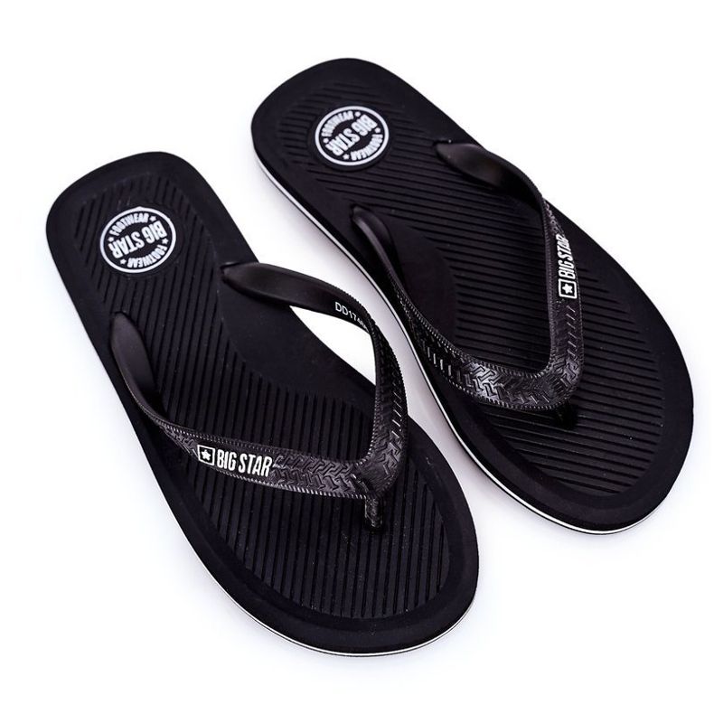 Infradito da uomo Big Star DD174669 Nero