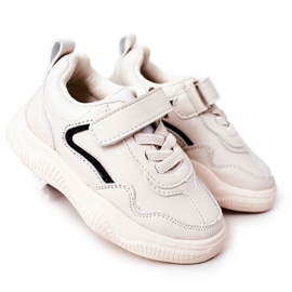 Apawwa Scarpe Sportive Bambini Sneakers Beige Runner