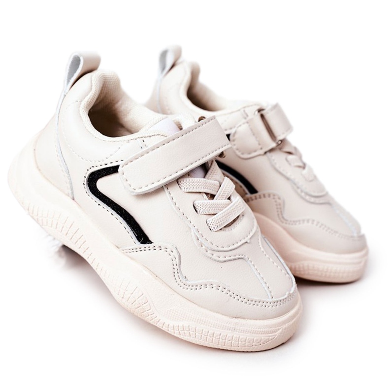 Apawwa Scarpe Sportive Bambini Sneakers Beige Runner