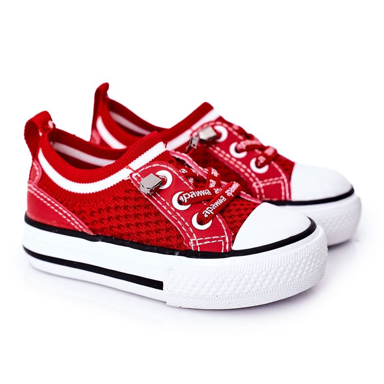 Apawwa Scarpe da ginnastica rosse per bambini Kids Club rosso