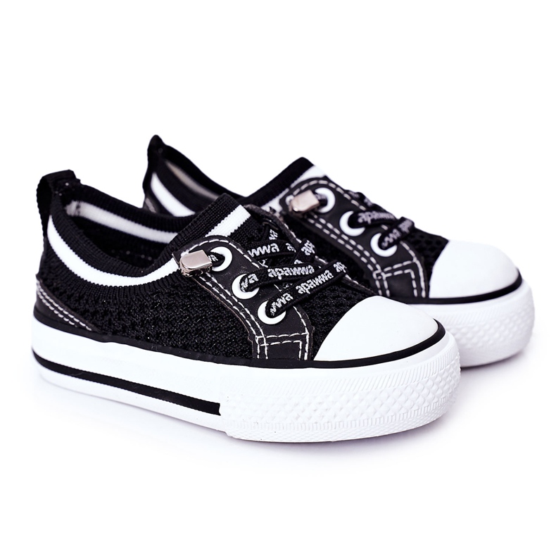 Apawwa Sneakers per bambini Airy Black Kids Club nero