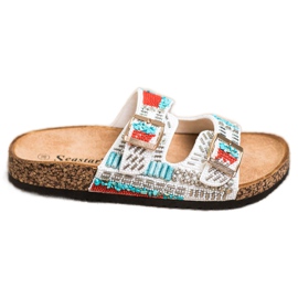 Seastar Pantofole con perline alla moda multicolore