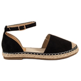 Kayla Espadrillas Nere Con Fibbia nero