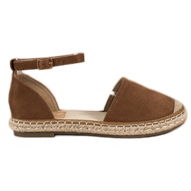 Kayla Espadrillas Marroni Con Fibbia marrone