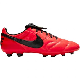 Nike The Premier Ii Fg M 917803 607 scarpe da calcio rosso arance e rossi