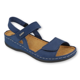 Inblu scarpe donna sandali 158D101 blu navy