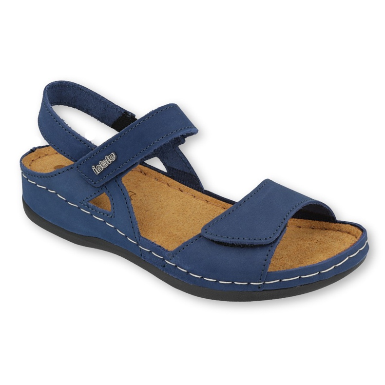Inblu scarpe donna sandali 158D101 blu navy