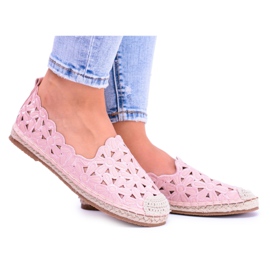 Lu Boo Ballerine Donna Espadrillas Rosa Fiori Macarena