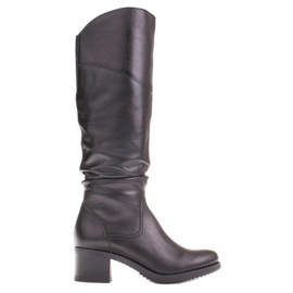 Marco Shoes Stivali da donna in pelle Marco nero